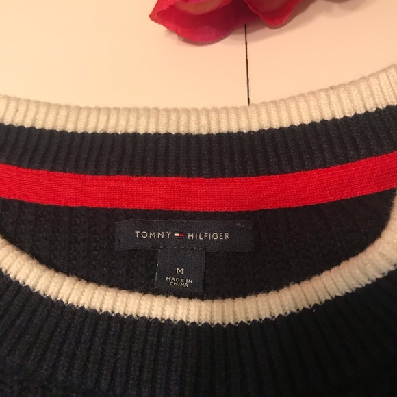 90's Style Tommy Hilfiger Knitted Sweater W Med - Picture 3 of 5